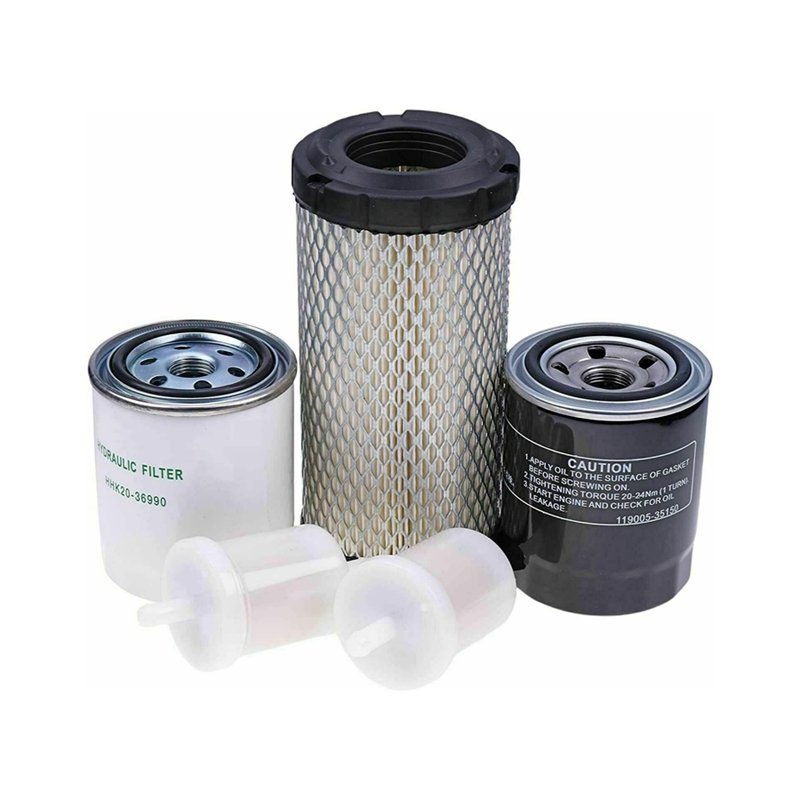 New AIR/FUEL/OIL/HYD Filter Kit for Kubota BX22 BX23 BX24 BX25 BX25DLB BX2200