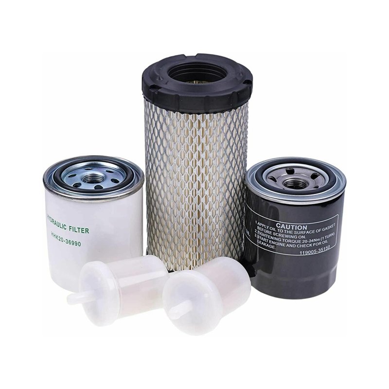 New AIR/FUEL/OIL/HYD Filter Kit for Kubota GR2100 GR2110 GR2120