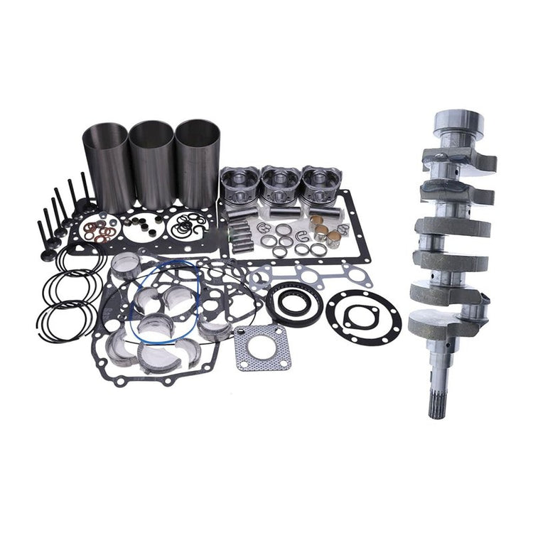 Rebuild Kit & Crankshaft for Kubota D902 Engine RTV900 BX2230D BX24 BX25