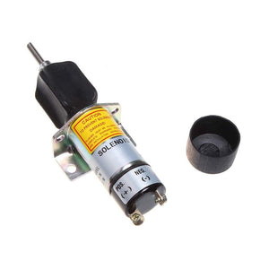 Stop Solenoid 1504-12C2U1B1S1 for Kubota DF-750 Choke Solenoid With 2 Terminals