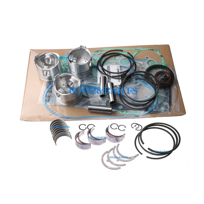 Gasket Set Piston Ring Bearings Washer for Kubota D1402 DI Engine L2550DT L2550
